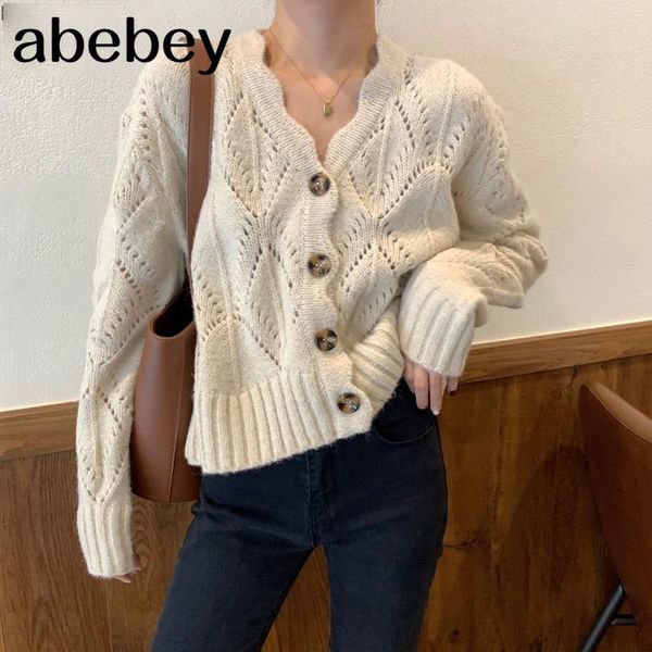 women's knits & tees 2021 autumn winter knitted sweater outerwear cute casual v neck preppy style japan girls single breasted button wo, White
women's knits & tees 2021 autumn winter knitted sweater outerwear cute casual v neck preppy style japan girls single breasted button wo, White