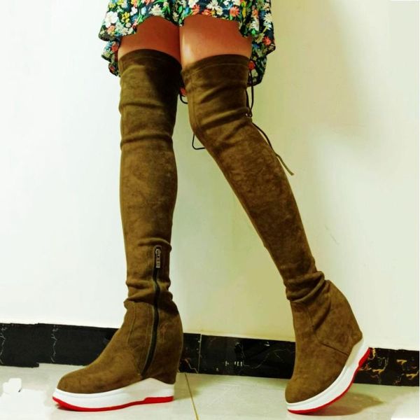 boots increasing height thigh high women stretchy over the knee platform wedge fashion sneakers oxfords party eur34-46, Black
boots increasing height thigh high women stretchy over the knee platform wedge fashion sneakers oxfords party eur34-46, Black