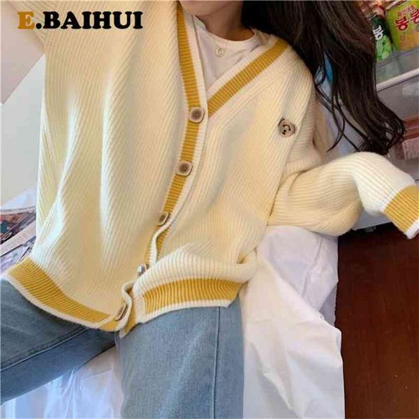 ebaihui knitted cardigans kpop sweater women long sleeve single breaster female cardigan solid sweaters sueter mujer 210522, White
ebaihui knitted cardigans kpop sweater women long sleeve single breaster female cardigan solid sweaters sueter mujer 210522, White