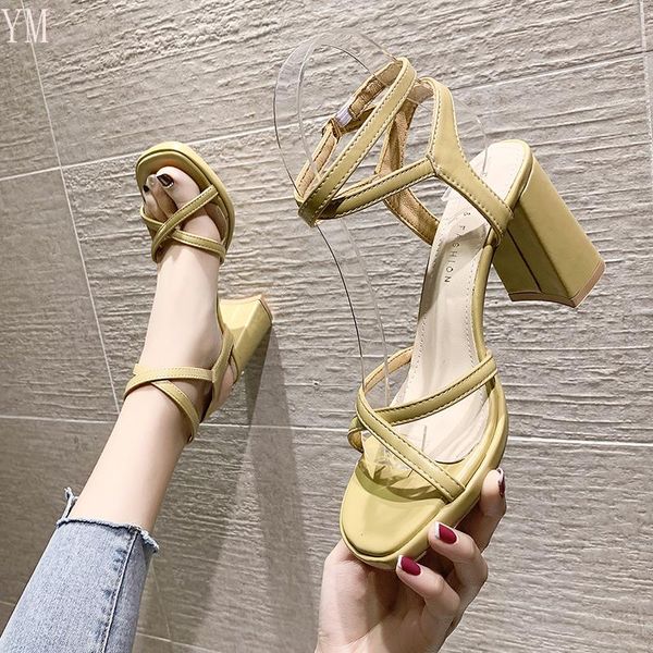 sandals ly arrived 2021 summer fashion ankle strap european american square toe chunky heel house mule feminino, Black
sandals ly arrived 2021 summer fashion ankle strap european american square toe chunky heel house mule feminino, Black