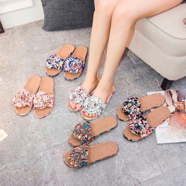 slippers summer bohemian floral home non-slip beach shoes ladies linen comfort flats woman indoor sandals flip flops, Black
slippers summer bohemian floral home non-slip beach shoes ladies linen comfort flats woman indoor sandals flip flops, Black