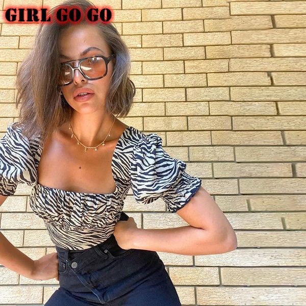 short sleeve tshirt women puff sleeves crop zebra stripes t shirt pleated bodycon streetwear fashion clothes open back women's t-sh, White
short sleeve tshirt women puff sleeves crop zebra stripes t shirt pleated bodycon streetwear fashion clothes open back women's t-sh, White