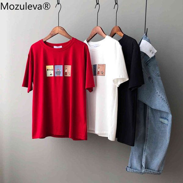 moluleva 2021 casual summer neck prints of the women's cartoons woman's female short-sleeved cotton t-shirt basic, White
moluleva 2021 casual summer neck prints of the women's cartoons woman's female short-sleeved cotton t-shirt basic, White