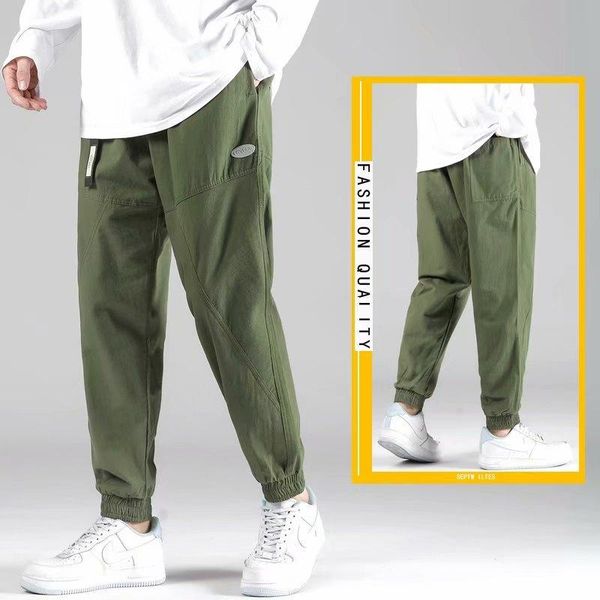 men's pants male autumn the japanese fashion street trousers large size loose overalls jogging training, Black
men's pants male autumn the japanese fashion street trousers large size loose overalls jogging training, Black