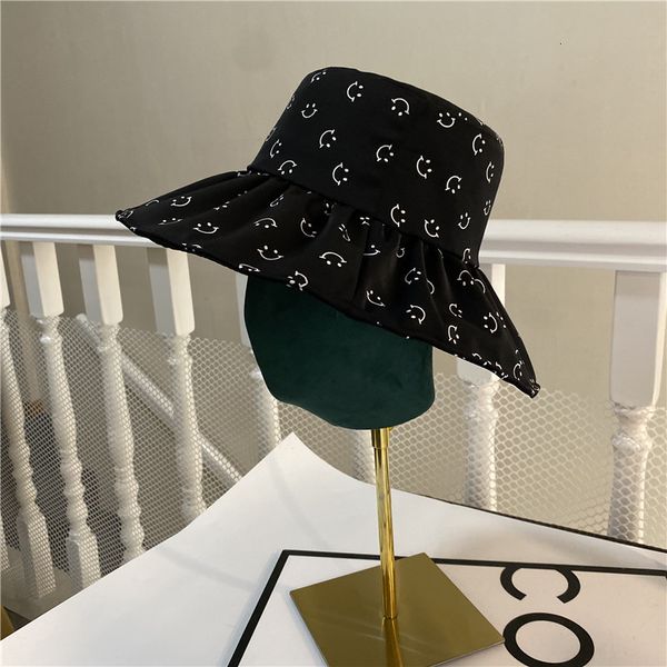 spring and summer ear side smiley face printing fisherman's celebrity style sunscreen sunshade hat, Yellow
spring and summer ear side smiley face printing fisherman's celebrity style sunscreen sunshade hat, Yellow