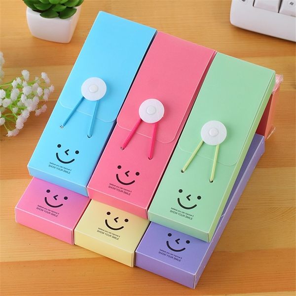 cyj korean elastic stationery box case creative candy smile face pp box snap fastener stationery case primary school student pen bag pencil
cyj korean elastic stationery box case creative candy smile face pp box snap fastener stationery case primary school student pen bag pencil
