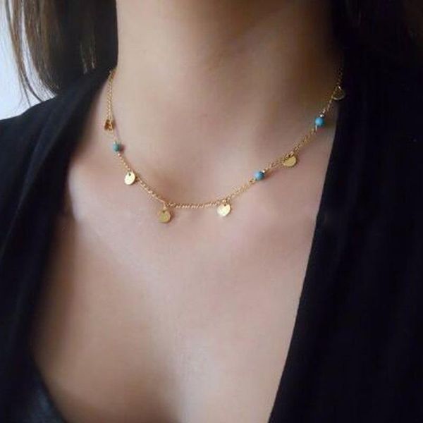 creative exquisite stone beads tassel round sequin chain choker necklace charm women fashion clavicle short necklaces jewelry chokers, Golden;silver
creative exquisite stone beads tassel round sequin chain choker necklace charm women fashion clavicle short necklaces jewelry chokers, Golden;silver