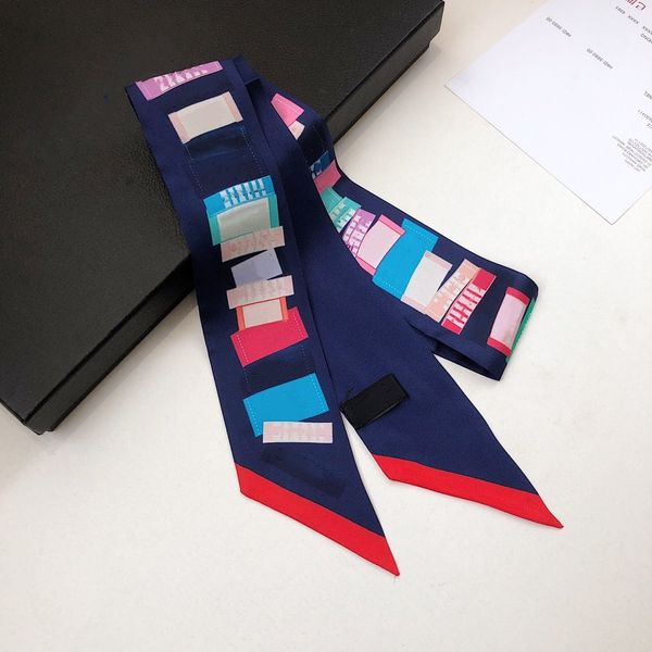 2021 latest silk ribbon women's fashion luxury design scarf size 6 * 120cm, Blue;gray
2021 latest silk ribbon women's fashion luxury design scarf size 6 * 120cm, Blue;gray