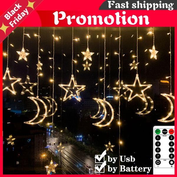 strings led moon stars curtain lights usb battery remote control christmas garlands fairy string xmas party wedding home decor
strings led moon stars curtain lights usb battery remote control christmas garlands fairy string xmas party wedding home decor