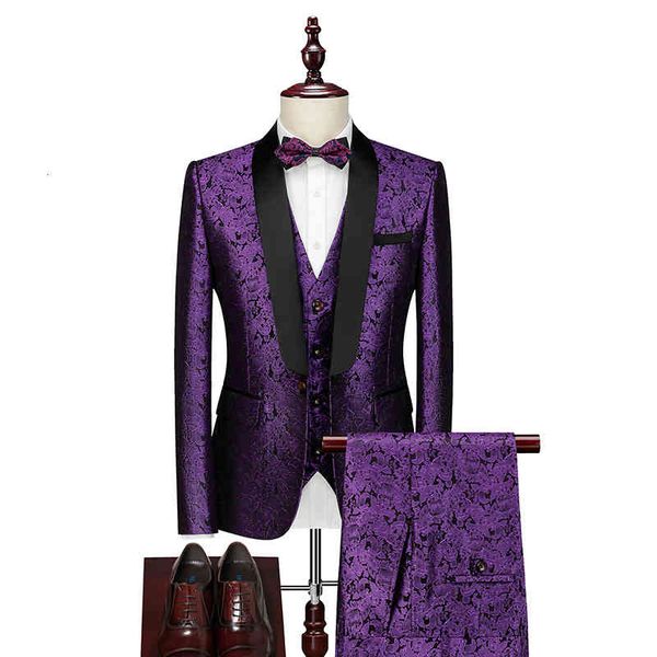 men's suits & blazers suits, business banquet, groom's wedding, tuxedo, stage ball, up singer's host, shawl, lapel, three pla, White;black
men's suits & blazers suits, business banquet, groom's wedding, tuxedo, stage ball, up singer's host, shawl, lapel, three pla, White;black
