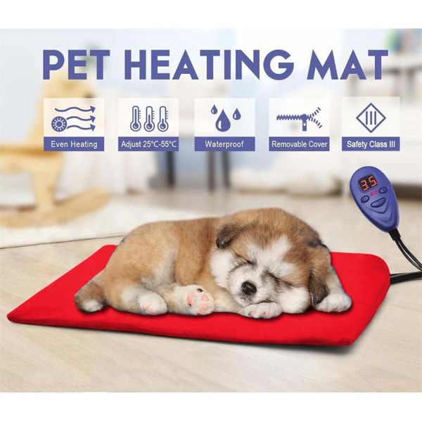 pet dog cat waterproof electric heating pad body winter warmer mat bed blanket animals heater accessories puppy 50*50cm kennels & pens
pet dog cat waterproof electric heating pad body winter warmer mat bed blanket animals heater accessories puppy 50*50cm kennels & pens