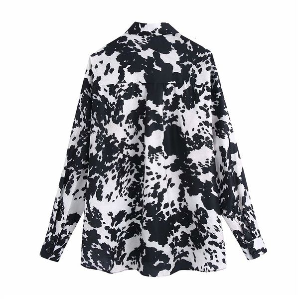 women's knits & tees women vintage black animal print za spring long shirts oversize female casual sleeve turn-down collar loose t, White
women's knits & tees women vintage black animal print za spring long shirts oversize female casual sleeve turn-down collar loose t, White