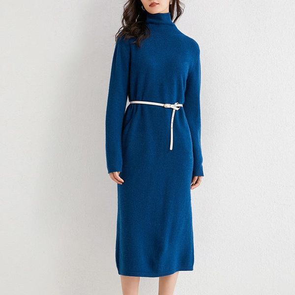 long knitted turtleneck pullover sweater women fall and winter loose thin over the knee base dress casual dresses, Black;gray
long knitted turtleneck pullover sweater women fall and winter loose thin over the knee base dress casual dresses, Black;gray
