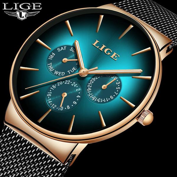 wristwatches lige creative mens watches casual mesh belt stainless steel quartz watch for men sport wristwatch+box2021, Slivery;brown
wristwatches lige creative mens watches casual mesh belt stainless steel quartz watch for men sport wristwatch+box2021, Slivery;brown