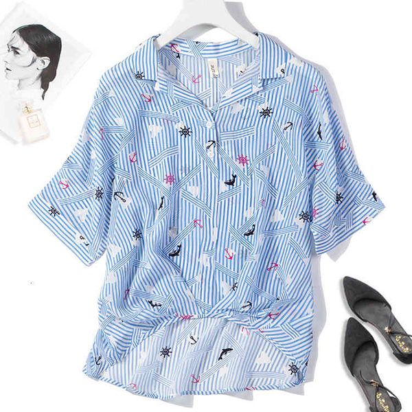 coat women's 100% pure silk collared shirt blouse office work blue stripes short sleeve size l jn472, Tan;black
coat women's 100% pure silk collared shirt blouse office work blue stripes short sleeve size l jn472, Tan;black