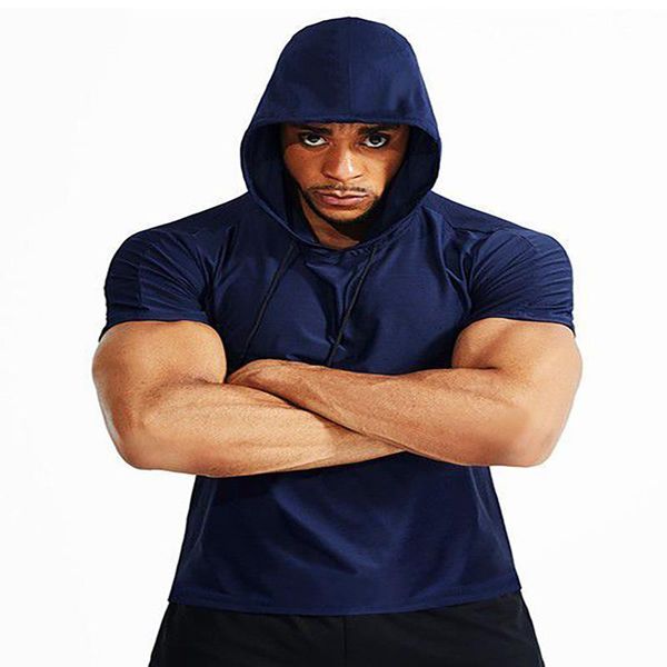 men's t-shirts 2021 summer hooded t-shirt solid color hedging slim short sleeve large size fashion casual sweatshirt, White;black
men's t-shirts 2021 summer hooded t-shirt solid color hedging slim short sleeve large size fashion casual sweatshirt, White;black