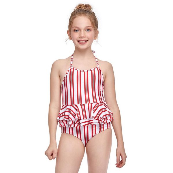 one-pieces kids girls swimwear ruffles stripe print swimsuit toddler baby sleeveless one-piece bikini summer swimming beachwear 2-12y, Black
one-pieces kids girls swimwear ruffles stripe print swimsuit toddler baby sleeveless one-piece bikini summer swimming beachwear 2-12y, Black