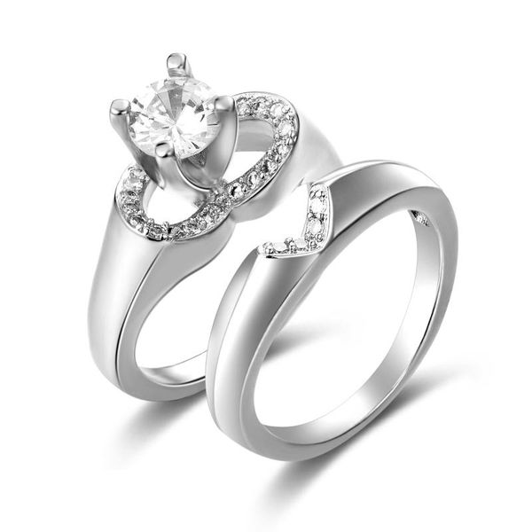wedding rings hainon 2021 luxury white stone crystal for women sliver color engagement set love heart jewelry distribution, Slivery;golden
wedding rings hainon 2021 luxury white stone crystal for women sliver color engagement set love heart jewelry distribution, Slivery;golden