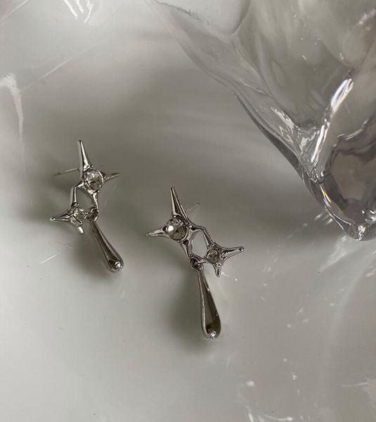 925 silver studs earring cross hip-hop four-pointed star pendant dangle earrings
925 silver studs earring cross hip-hop four-pointed star pendant dangle earrings