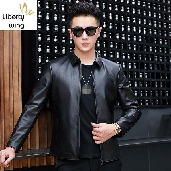 men's leather & faux business casual genuine men cowhide turn-down collar short coat male luxury black motorcycle jacket plus size 4xl
men's leather & faux business casual genuine men cowhide turn-down collar short coat male luxury black motorcycle jacket plus size 4xl