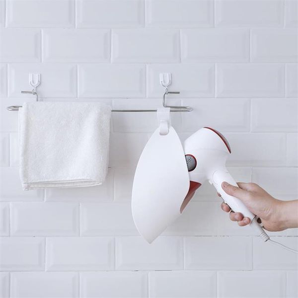 bathroom storage & organization wall-mounted hair dryer holder non-perforated ring hook rack shelf hairdryer organizer
bathroom storage & organization wall-mounted hair dryer holder non-perforated ring hook rack shelf hairdryer organizer
