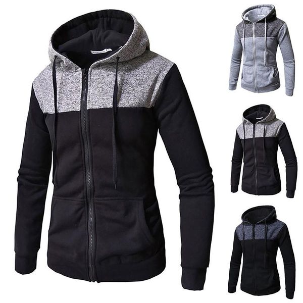 men's t-shirts mens patchwork winter hoodies jacket fashion zipper up casual loose long sleeve slim pocket fit hooded blouse sweatshirt, White;black
men's t-shirts mens patchwork winter hoodies jacket fashion zipper up casual loose long sleeve slim pocket fit hooded blouse sweatshirt, White;black
