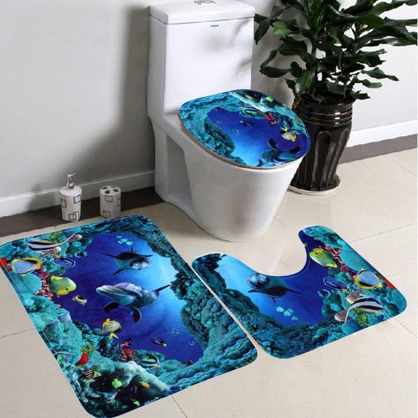 ocean dolphin pattern waterproof bathroom curtains shower curtain set anti-skid bath mat pedestal rugs toilet cover floor lid
ocean dolphin pattern waterproof bathroom curtains shower curtain set anti-skid bath mat pedestal rugs toilet cover floor lid