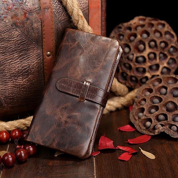 wallets men genuine leather wallet classic style long zipper purse strap money bag casual fashion 2021, Red;black
wallets men genuine leather wallet classic style long zipper purse strap money bag casual fashion 2021, Red;black