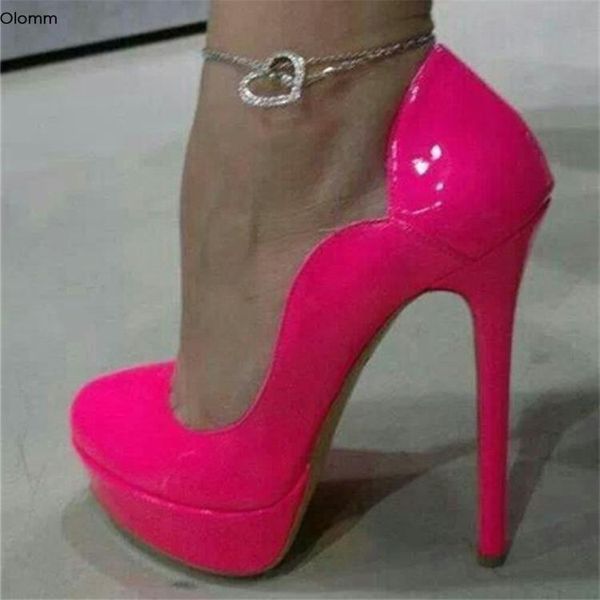 dress shoes olomm arrival women platform pumps thin high heels round toe gorgeous fuchsia party us size 5-15, Black
dress shoes olomm arrival women platform pumps thin high heels round toe gorgeous fuchsia party us size 5-15, Black