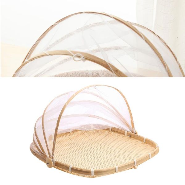 storage baskets bamboo tent basket hand woven tray 34Ã28Ã4cm anti bug food fruit container net mesh cover for kitchen
storage baskets bamboo tent basket hand woven tray 34Ã28Ã4cm anti bug food fruit container net mesh cover for kitchen