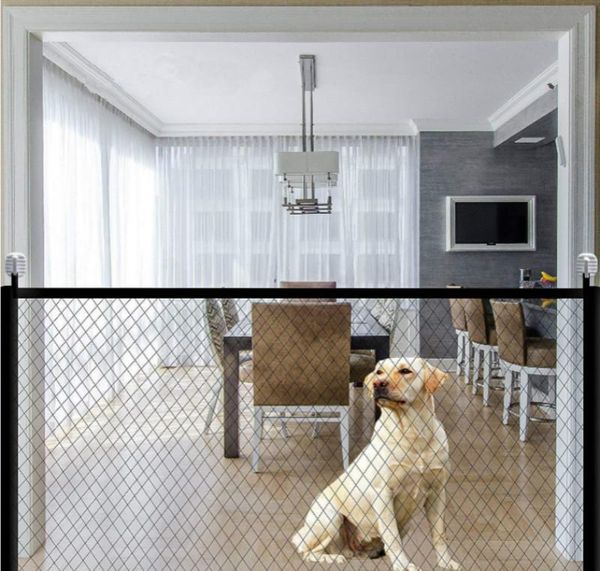 dog houses & kennels accessories portable folding mesh magic gate fence for safety gates baby safe guard install anywhere,for indoor outdoor 
dog houses & kennels accessories portable folding mesh magic gate fence for safety gates baby safe guard install anywhere,for indoor outdoor