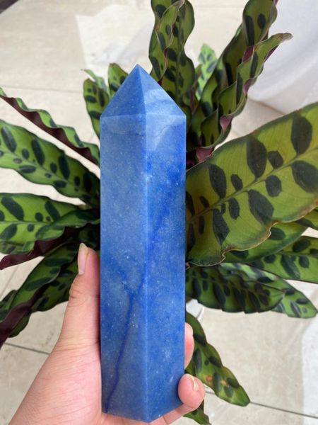 decorative objects & figurines natural blue sand quartz crystal obelisk refers to therapy room decoration home
decorative objects & figurines natural blue sand quartz crystal obelisk refers to therapy room decoration home