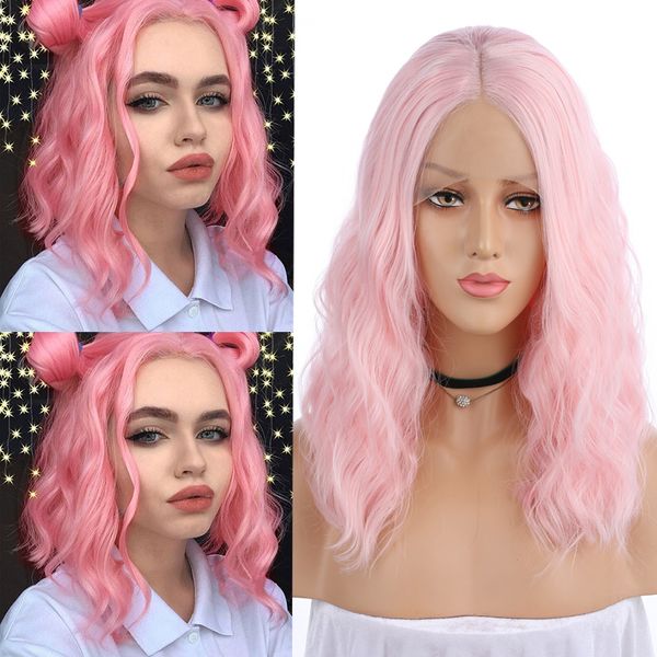transparent pink bob lace front wigs loose wave fiber hair pre plucked with baby hair ombre green short bob wigs for black women
transparent pink bob lace front wigs loose wave fiber hair pre plucked with baby hair ombre green short bob wigs for black women