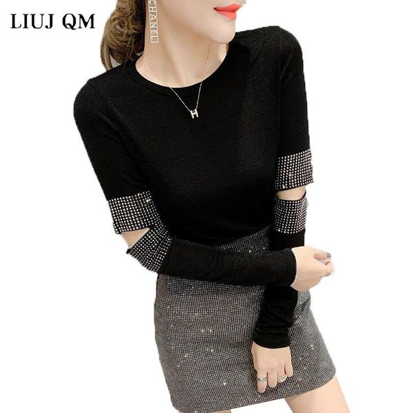 women's tracksuits 2021 summer fashion drilling hole short sleeve tshirts for women solid color all-match loose black feminine 234, Gray
women's tracksuits 2021 summer fashion drilling hole short sleeve tshirts for women solid color all-match loose black feminine 234, Gray