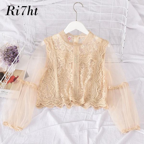 women's blouses & shirts arrival ladies mesh lace hook flower lantern sleeve loose retro short pullover blouse women fashion cute voile, White
women's blouses & shirts arrival ladies mesh lace hook flower lantern sleeve loose retro short pullover blouse women fashion cute voile, White