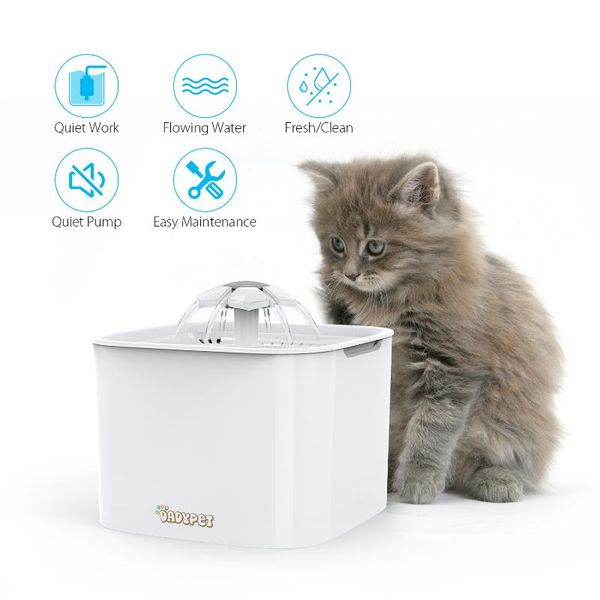 cat bowls & feeders dadypet pets water fountain electric bowl auto cycle with filter 2l feeder pump for cats dogs feeding food dispenser
cat bowls & feeders dadypet pets water fountain electric bowl auto cycle with filter 2l feeder pump for cats dogs feeding food dispenser