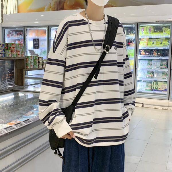 men's t-shirts 100% cotton white black striped men t shirt long sleeve o neck autumn apring cool fashion korean style harajuku clothing
men's t-shirts 100% cotton white black striped men t shirt long sleeve o neck autumn apring cool fashion korean style harajuku clothing