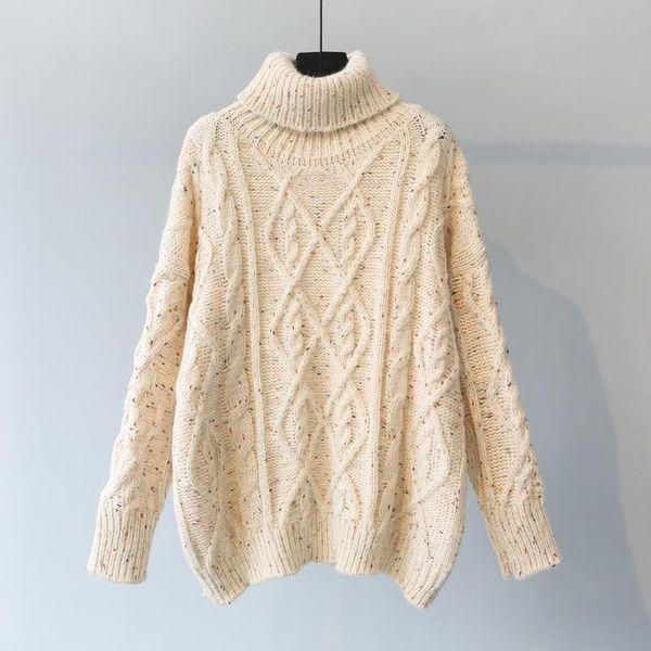 h.sa winter clothes women turtleneck pullover and sweatersa long oversized twited pull sweaters red christmas jumpers loose 210417, White;black
h.sa winter clothes women turtleneck pullover and sweatersa long oversized twited pull sweaters red christmas jumpers loose 210417, White;black