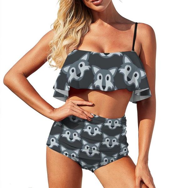 one-piece suits wolf bikini swimsuit ruffle bulk 2 piece swimwear ladies colorful swim bathing suit
one-piece suits wolf bikini swimsuit ruffle bulk 2 piece swimwear ladies colorful swim bathing suit