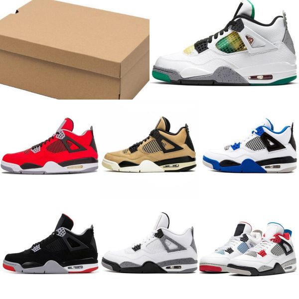 4 4s 2021 with shoe box designers sail neon metallic purple basketball union noir guava ice jumpman mens shoes sneakers black cat bred firex
4 4s 2021 with shoe box designers sail neon metallic purple basketball union noir guava ice jumpman mens shoes sneakers black cat bred firex