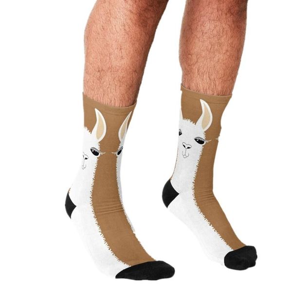 men's socks 2021 funny llama portrait pattern printed hip hop men happy cute boys street style crazy for, Black
men's socks 2021 funny llama portrait pattern printed hip hop men happy cute boys street style crazy for, Black