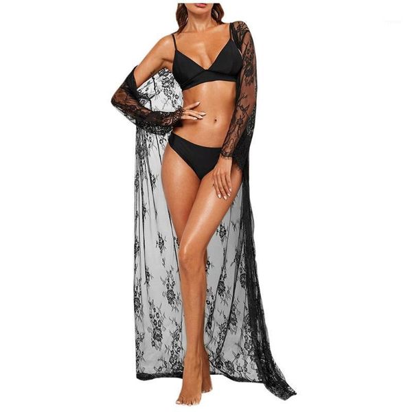 summer women bikini cover up black lace kimono boho beach long maxi dress sheer loose kaftan tunic bathing suit women's swimwear, White;black
summer women bikini cover up black lace kimono boho beach long maxi dress sheer loose kaftan tunic bathing suit women's swimwear, White;black