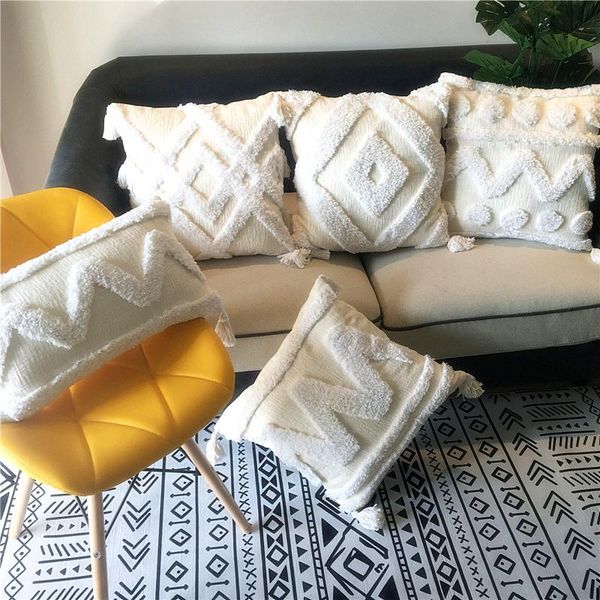 cushion/decorative pillow handmade beige diamond wave cover with tassels moroccan style cushion 45x45cm/30x50cm homedecoration sofa
cushion/decorative pillow handmade beige diamond wave cover with tassels moroccan style cushion 45x45cm/30x50cm homedecoration sofa