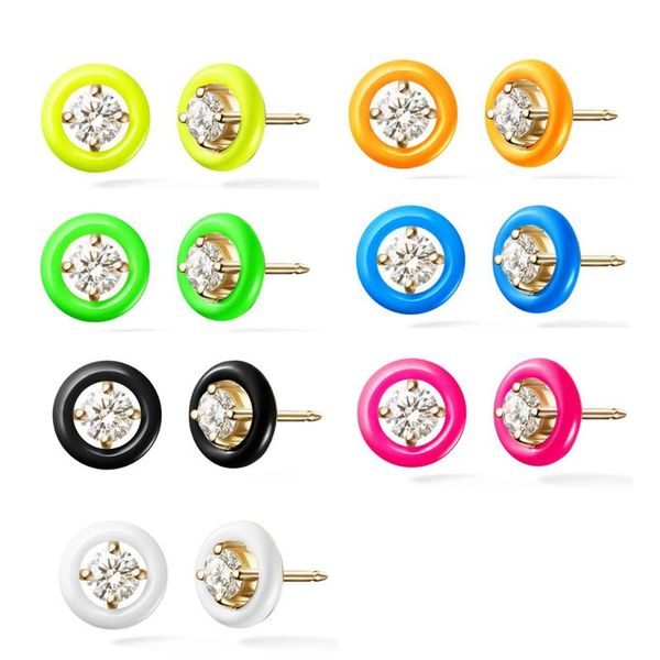 fluorescent bright rainbow jewelry sparking white cz neon enamel stud earring gold color, Golden;silver
fluorescent bright rainbow jewelry sparking white cz neon enamel stud earring gold color, Golden;silver