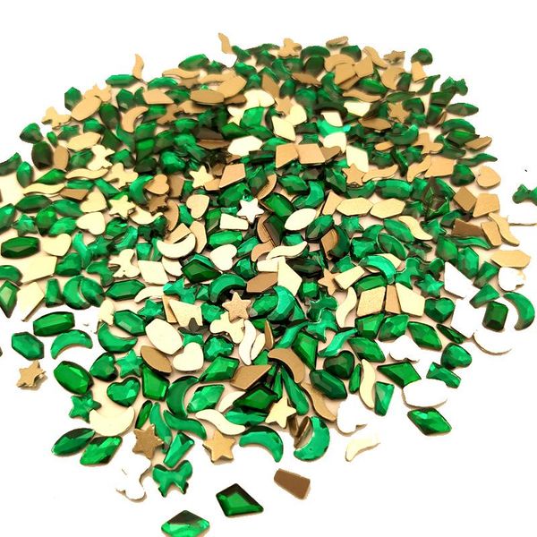 1440pcs green crystal nail rhinestones mix shapes stones flat back glass gem for 3d nails decoration 1440pcs/bag stickers & decals, Black
1440pcs green crystal nail rhinestones mix shapes stones flat back glass gem for 3d nails decoration 1440pcs/bag stickers & decals, Black