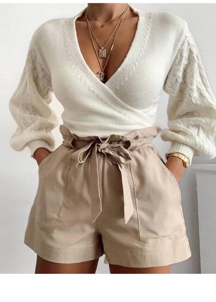 women's sweaters autumn sweater women 2021 korean elegant v-neck knitted warm female pullovers fashion solid, White;black
women's sweaters autumn sweater women 2021 korean elegant v-neck knitted warm female pullovers fashion solid, White;black