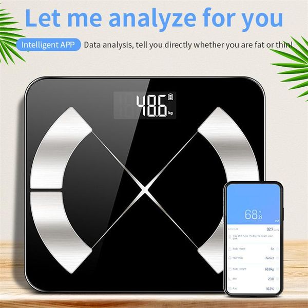bluetooth-scales intelligent floor body fat scale smart led display weight scales muscle mass bmi digital bathroom & kitchen
bluetooth-scales intelligent floor body fat scale smart led display weight scales muscle mass bmi digital bathroom & kitchen