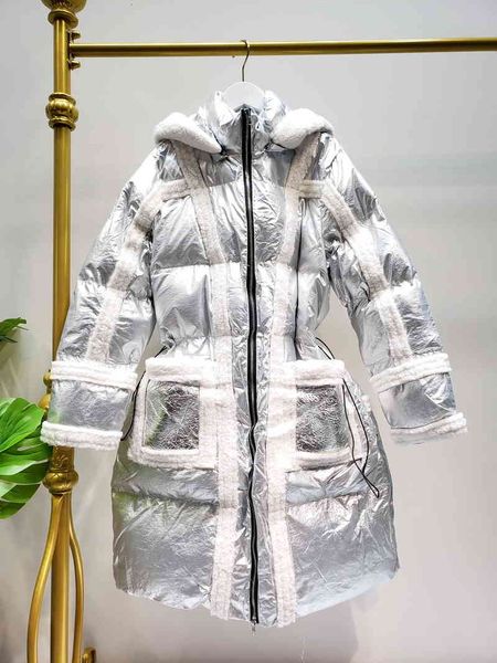 Women's Down & Parkas L77street Lamb hair stitching silver shiny long thick hooded warm winter cotton coat jacket1 DEW8, Black
Women's Down & Parkas L77street Lamb hair stitching silver shiny long thick hooded warm winter cotton coat jacket1 DEW8, Black