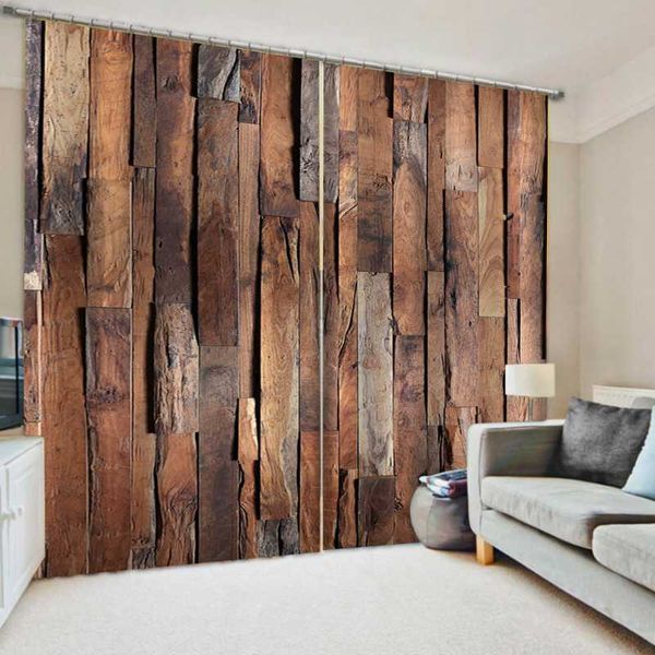 custom brown woods curtains 3d drapes for bedroom living room office el home decorative blackout curtain &
custom brown woods curtains 3d drapes for bedroom living room office el home decorative blackout curtain &