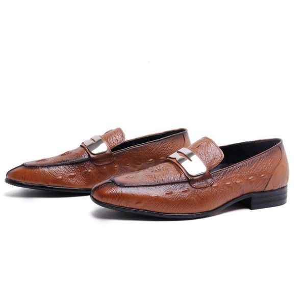 fashion loafers genuine leather business dress men shoes black brwon slip-on wedding mens office work pointed toe
fashion loafers genuine leather business dress men shoes black brwon slip-on wedding mens office work pointed toe